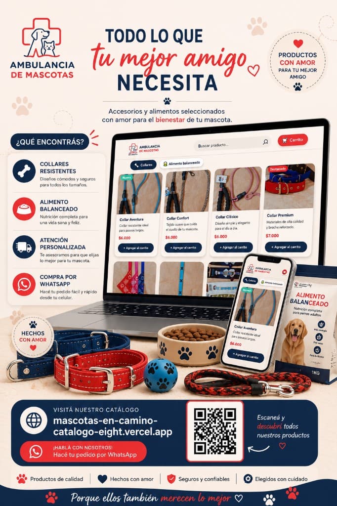 Diseño web y desarrollo para Mascotas en Camino - proyecto M&J