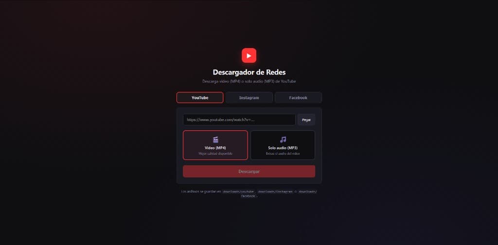 Diseño web y desarrollo para SV - Descargas - proyecto M&J